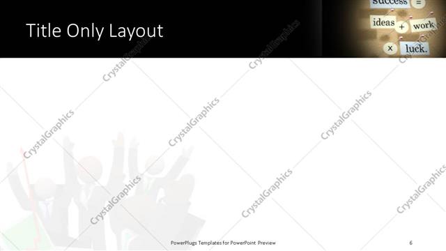 Title Only presentation slide layout