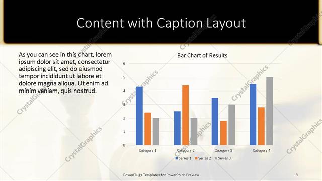 Content with Caption presentation slide layout