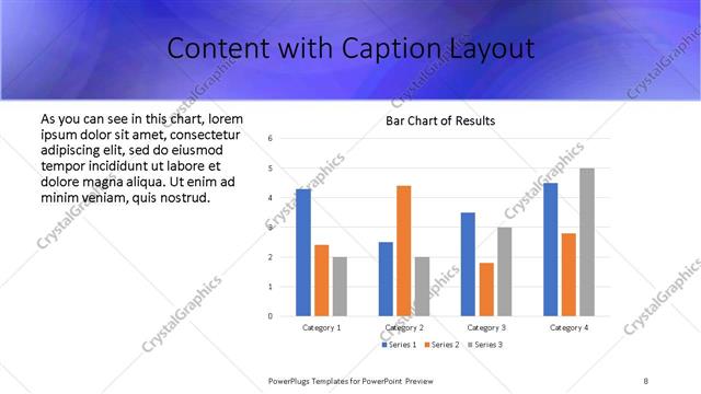 Content with Caption presentation slide layout