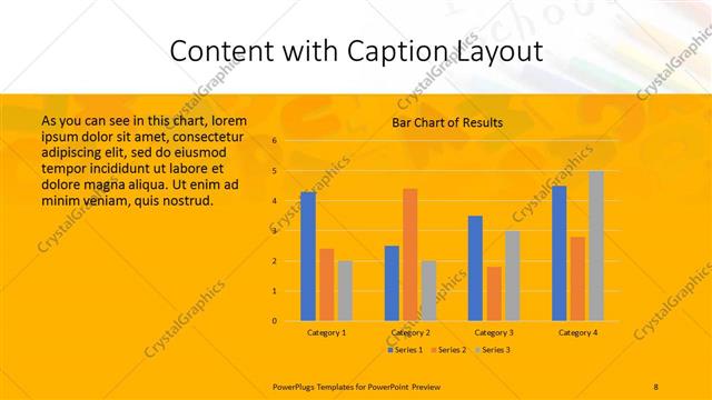 Content with Caption presentation slide layout