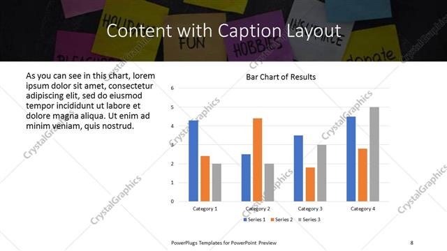 Content with Caption presentation slide layout