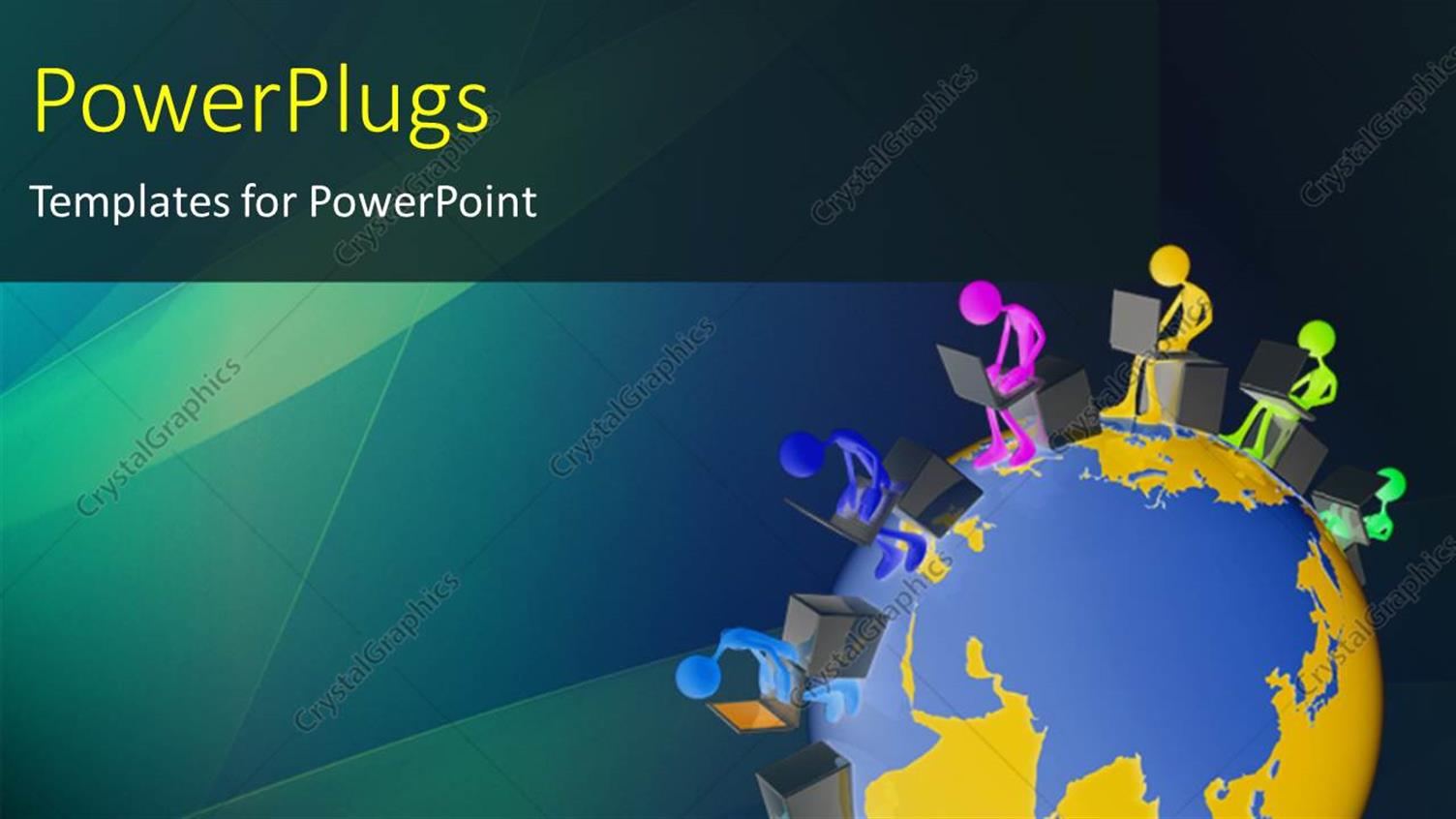 Featuring Lots of Colorful Characters Sitting on an Earth Globe