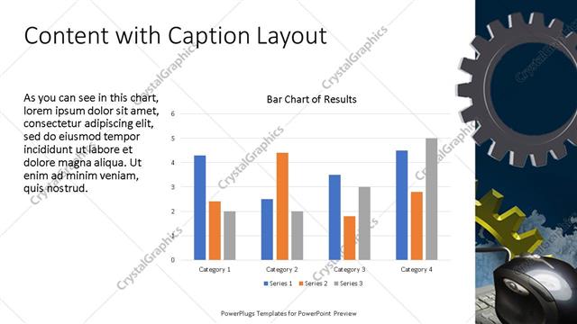 Content with Caption presentation slide layout