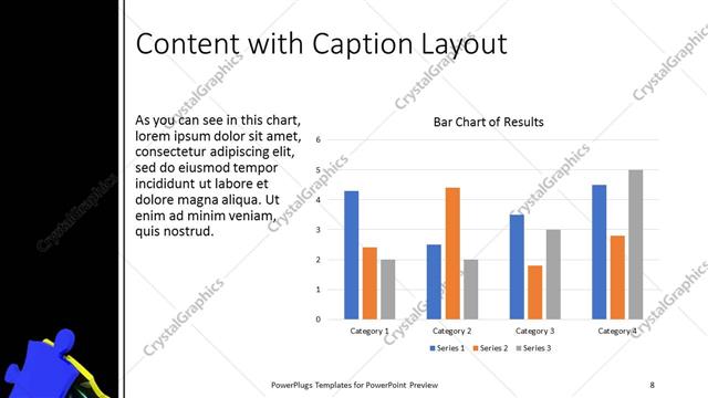 Content with Caption presentation slide layout