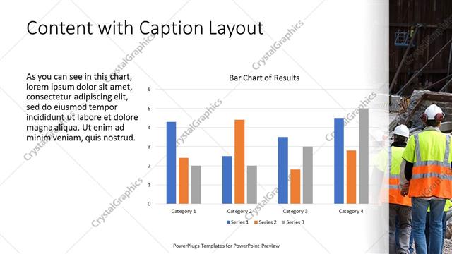 Content with Caption presentation slide layout