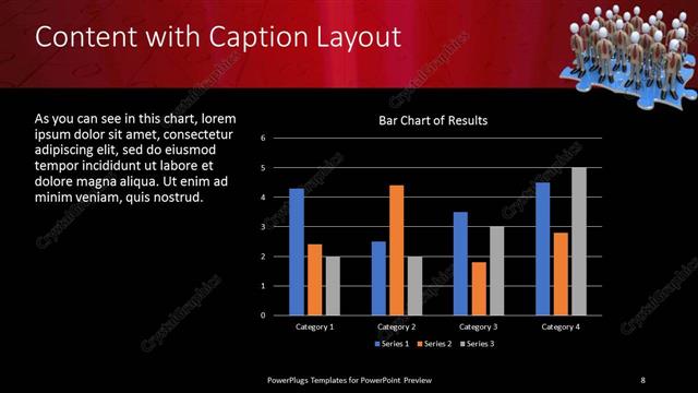 Content with Caption presentation slide layout