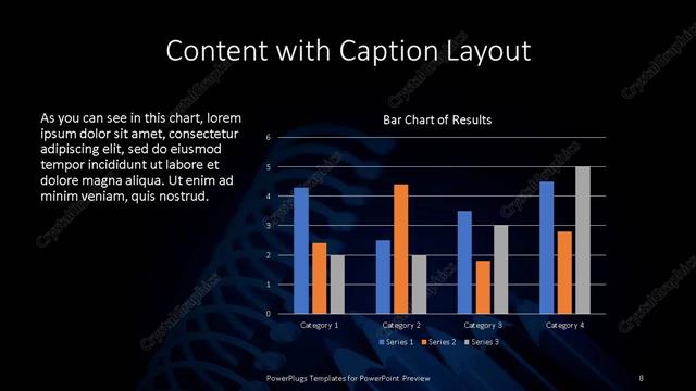 Content with Caption presentation slide layout