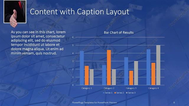 Content with Caption presentation slide layout