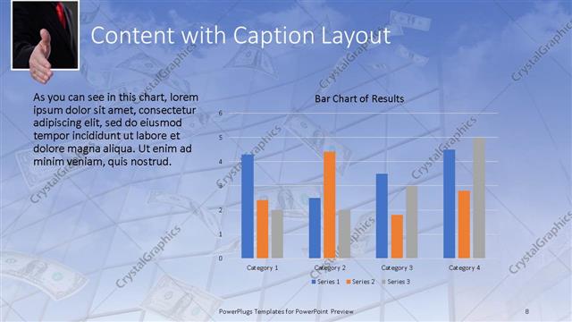 Content with Caption presentation slide layout