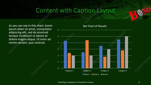 Content with Caption presentation slide layout