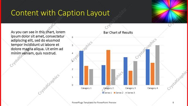 Content with Caption presentation slide layout