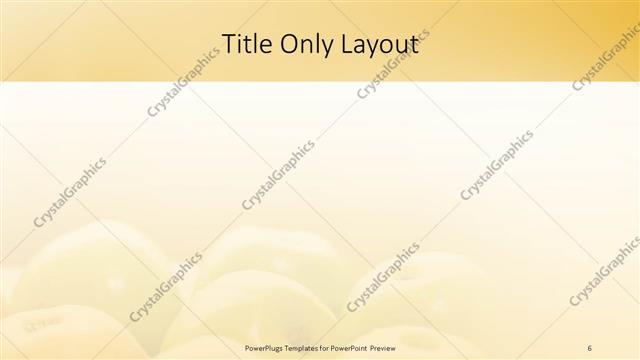 Title Only presentation slide layout
