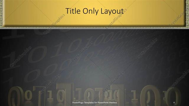 Title Only presentation slide layout
