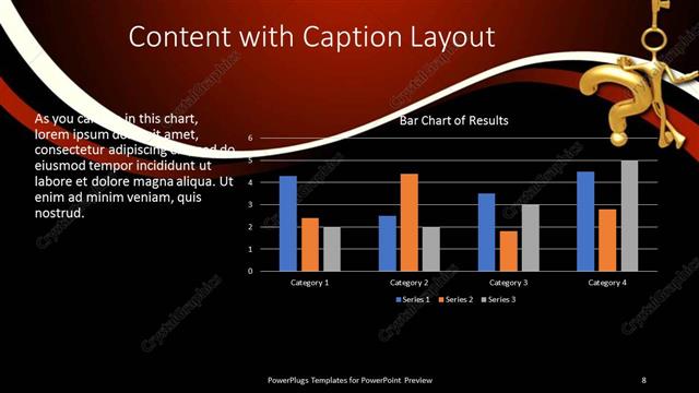 Content with Caption presentation slide layout