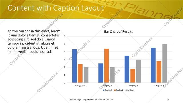 Content with Caption presentation slide layout
