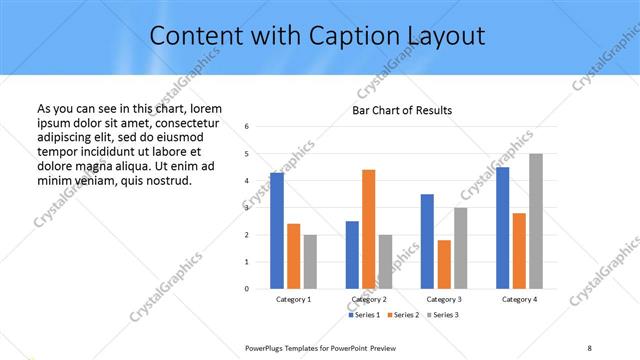 Content with Caption presentation slide layout