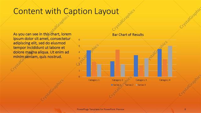 Content with Caption presentation slide layout