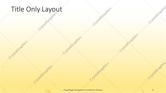 Title Only presentation slide layout