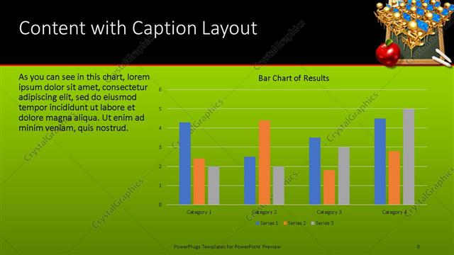 Content with Caption presentation slide layout