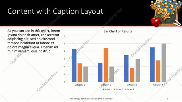 Content with Caption presentation slide layout