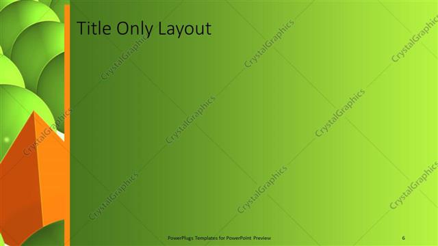 Title Only presentation slide layout