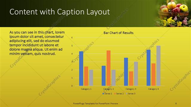 Content with Caption presentation slide layout