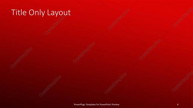 Title Only presentation slide layout