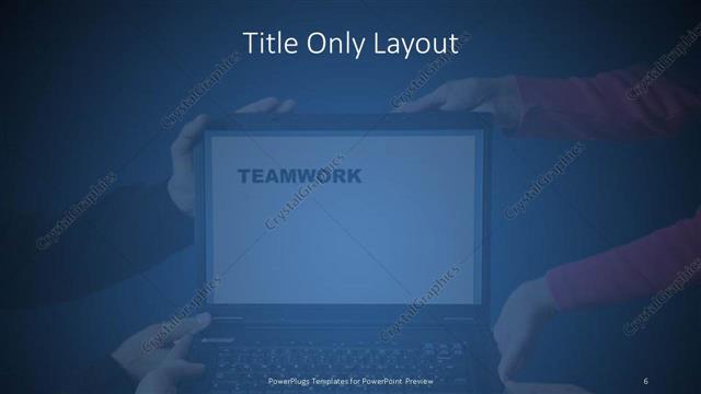 Title Only presentation slide layout