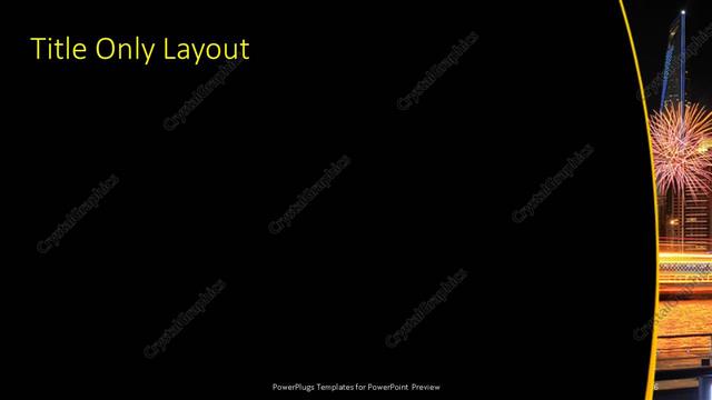 Title Only presentation slide layout