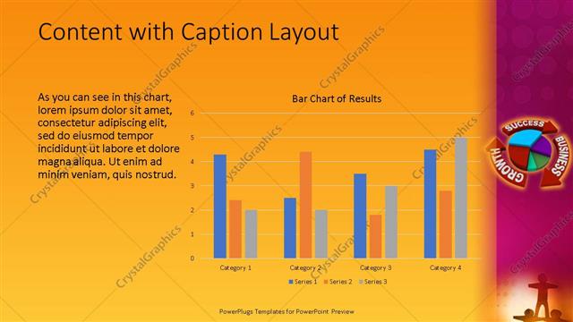 Content with Caption presentation slide layout