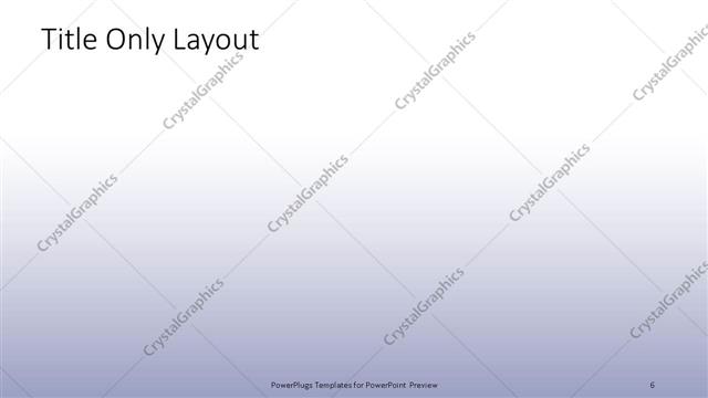 Title Only presentation slide layout