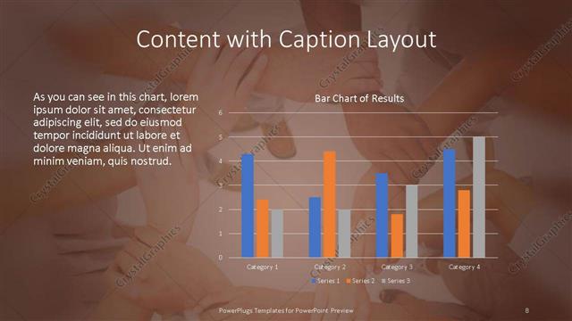 Content with Caption presentation slide layout