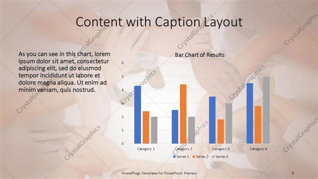Content with Caption presentation slide layout