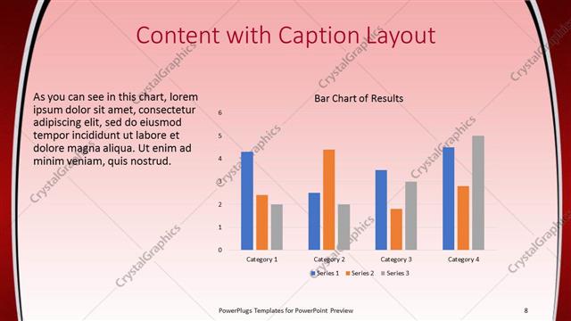 Content with Caption presentation slide layout
