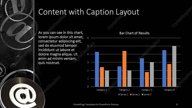 Content with Caption presentation slide layout