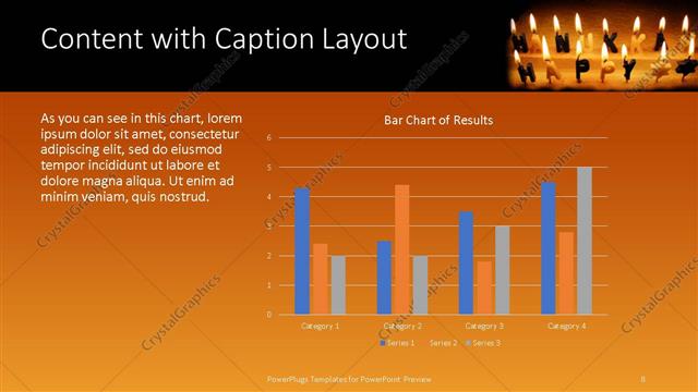 Content with Caption presentation slide layout