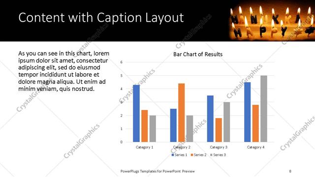 Content with Caption presentation slide layout