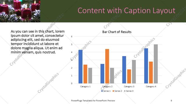 Content with Caption presentation slide layout