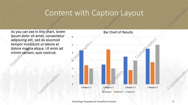 Content with Caption presentation slide layout