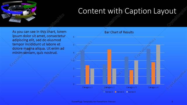 Content with Caption presentation slide layout
