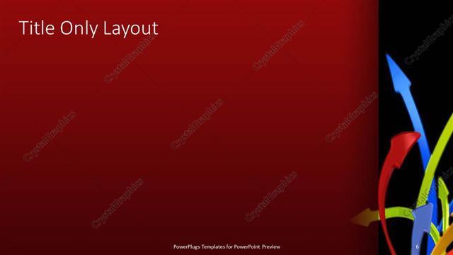 Title Only presentation slide layout