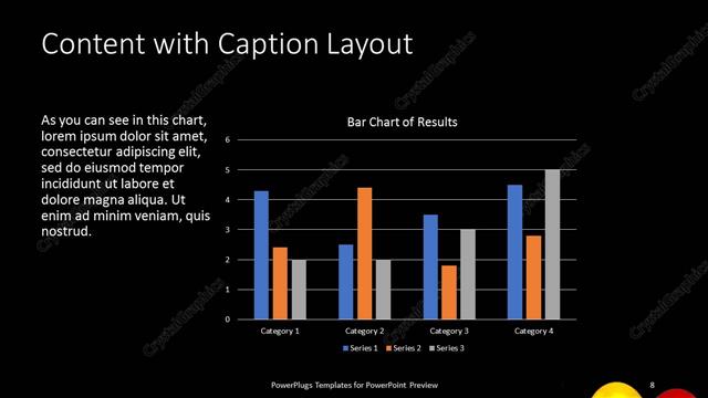 Content with Caption presentation slide layout