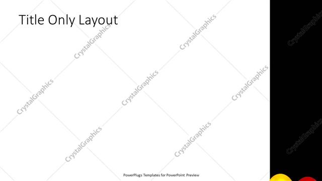 Title Only presentation slide layout