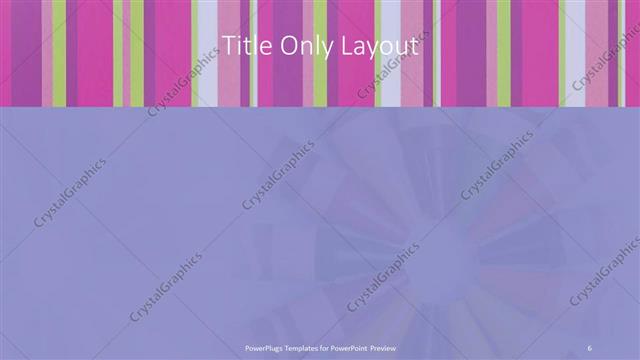 Title Only presentation slide layout