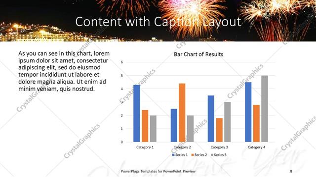 Content with Caption presentation slide layout