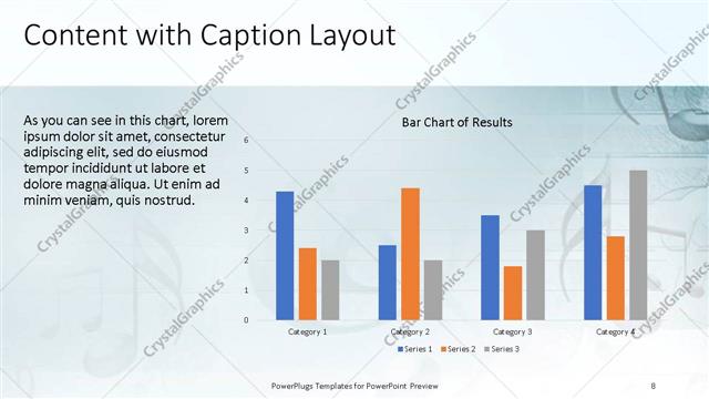 Content with Caption presentation slide layout