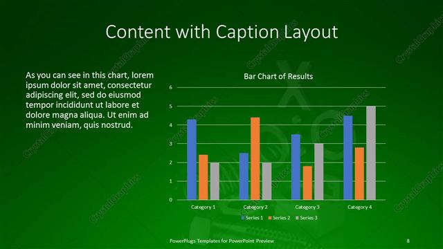 Content with Caption presentation slide layout