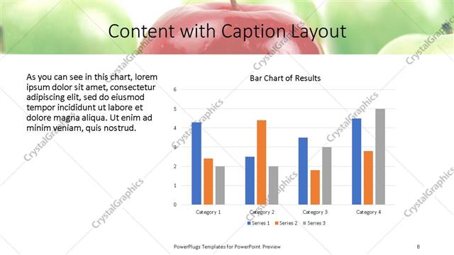 Content with Caption presentation slide layout
