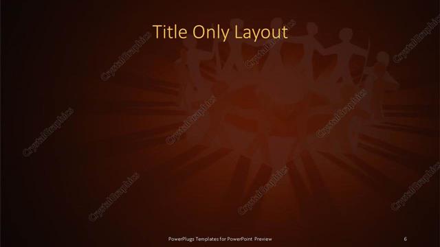 Title Only presentation slide layout