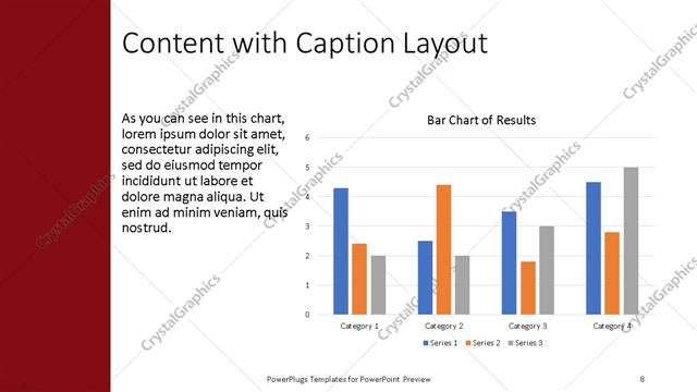 Content with Caption presentation slide layout